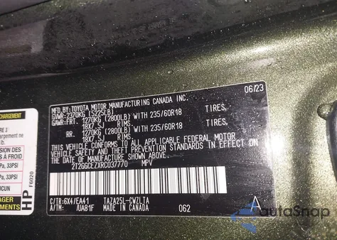 2024 Lexus Nx 350 Premium z USA, uszkodzony, nr VIN 2T2GGCEZXRC037770